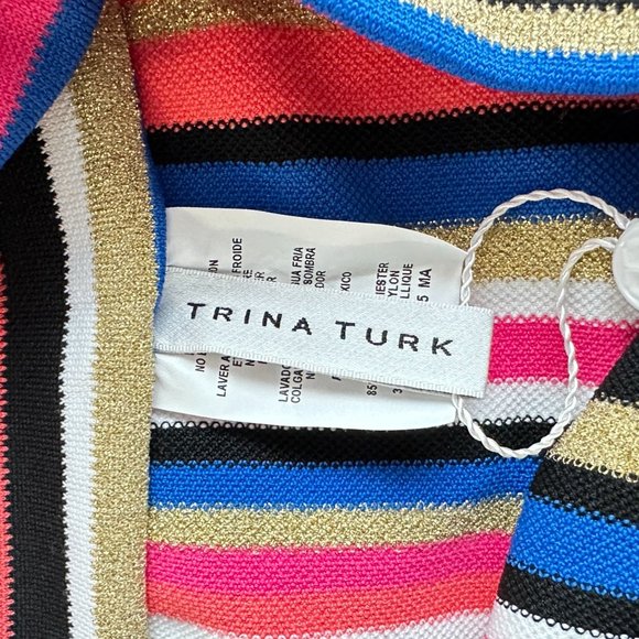 Trina Turk Multicolor Striped Mini Skirt - Picture 5 of 5